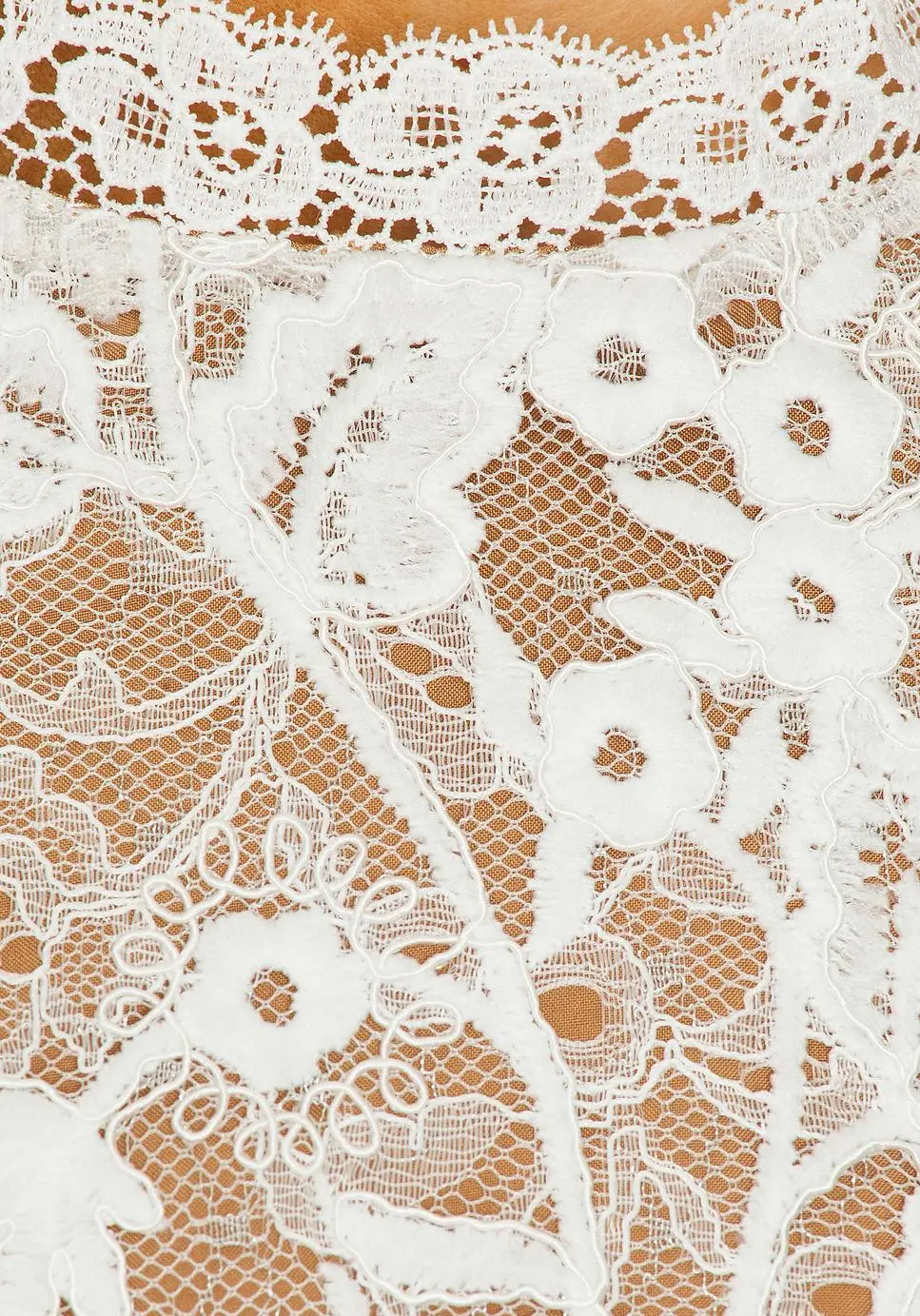 776 SHEER LACE MINI DRESS